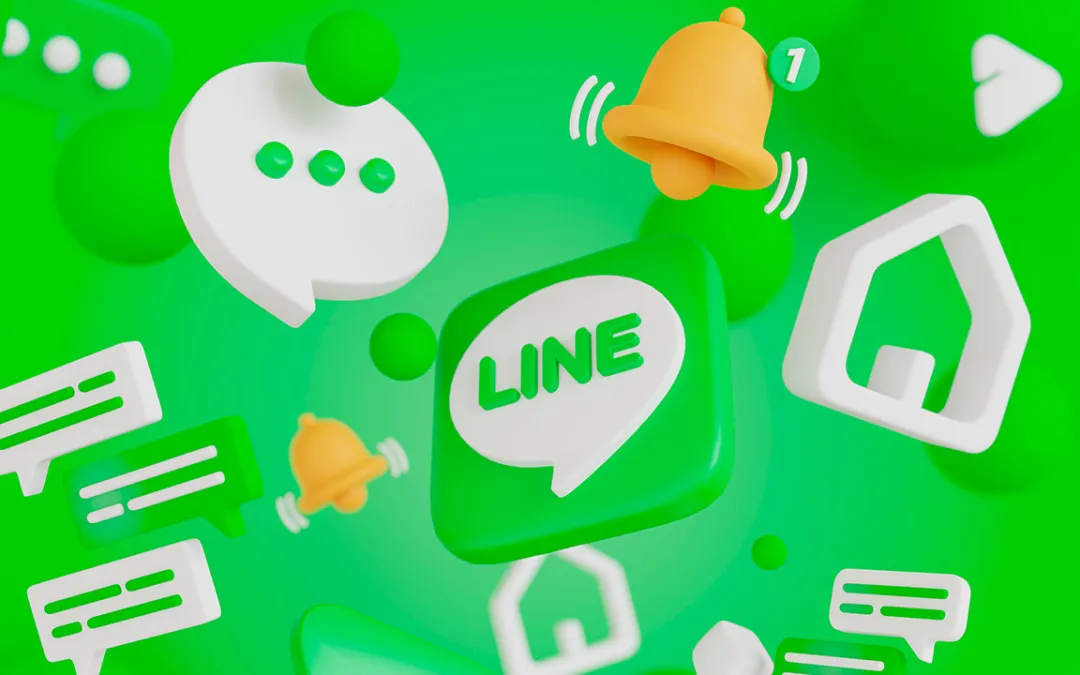 LINE娛樂城官方圖示與聊天互動介面